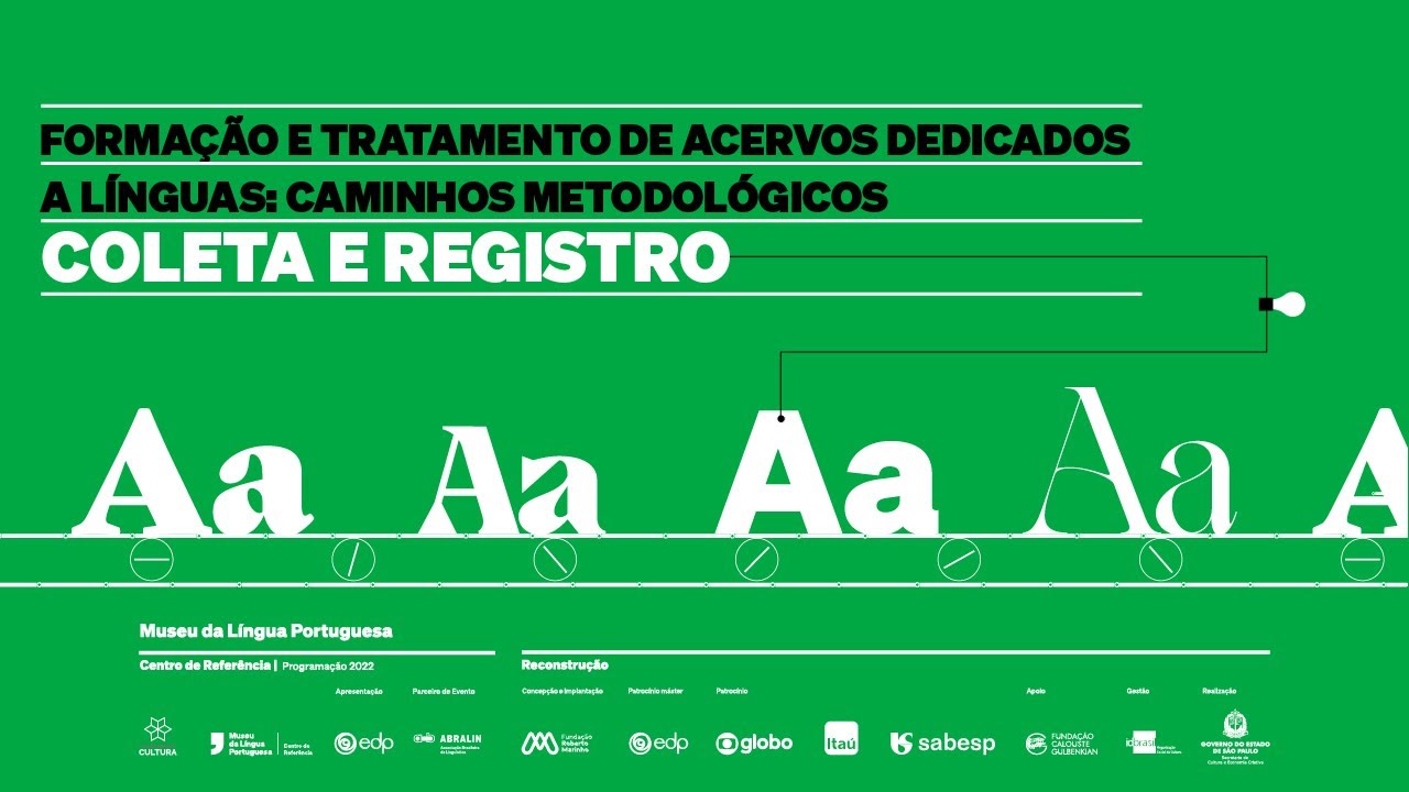 Formação de acervos dedicados a línguas: coleta e registro